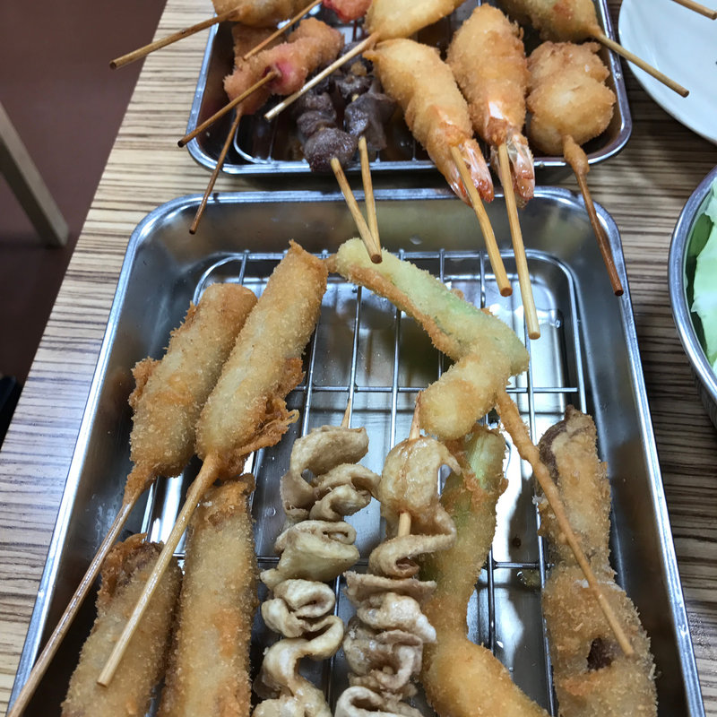 串カツ(串かつだるま 心斎橋店)