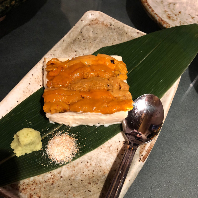 うにまみれとうふ(ふじけん　大名店)