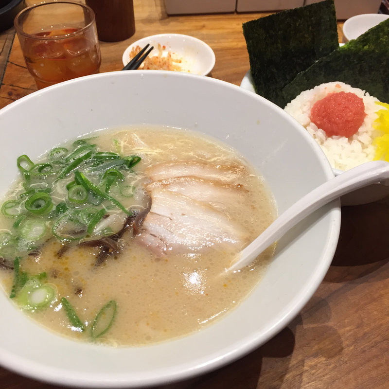 白丸ラーメン(一風堂 なんば店)