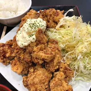 タルタル富士山盛り定食(鳥ぷろ 京都イオンモール店)