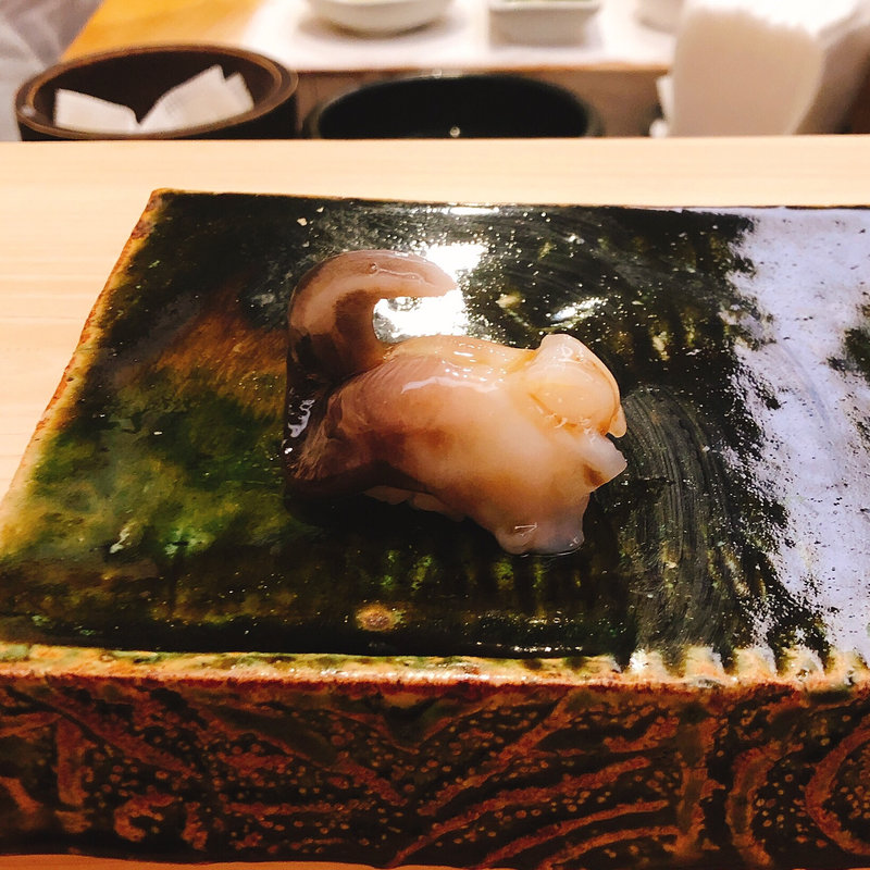 トリ貝の握り(匠鮨おわな)