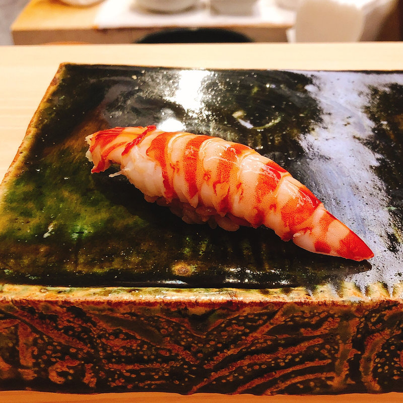 車海老の握り(匠鮨おわな)