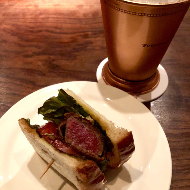 仔羊のフィレカツサンド(ハートストリングス)