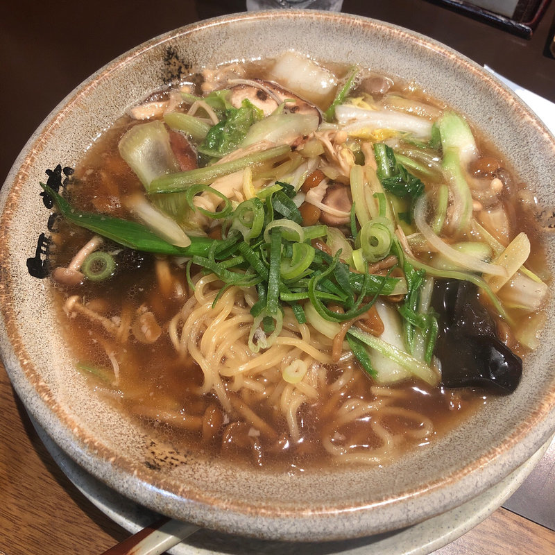 きのこラーメン(越後秘蔵麺 無尽蔵 こいわ家)