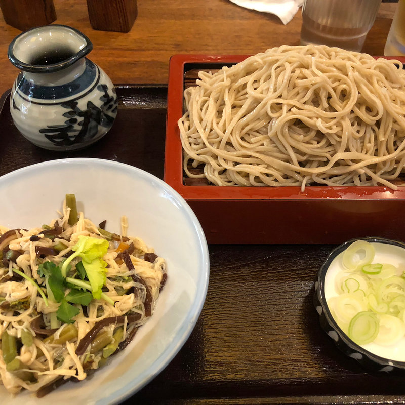 山菜蕎麦(蕎麦処 甲州屋)