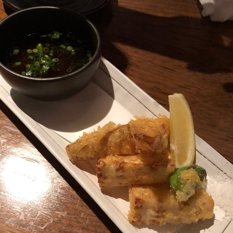 筍の天ぷら(和志かぶと屋 名駅店)