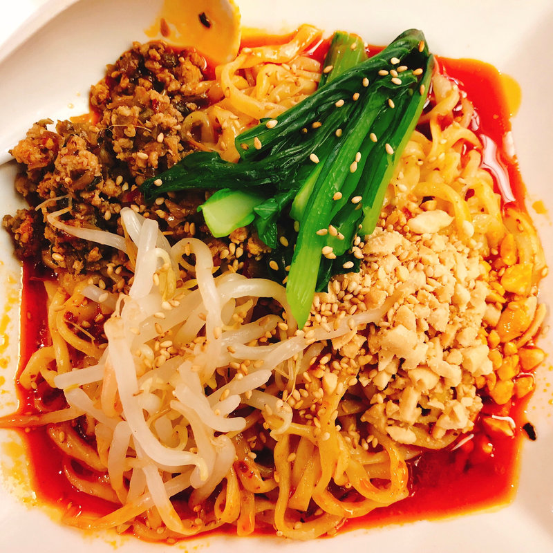 汁無し坦々麺(陳家私菜)