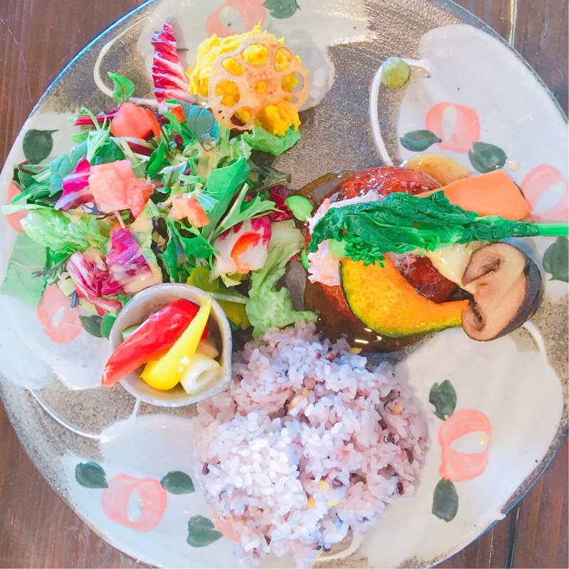 【季節限定】ずわい蟹＆野菜の餡かけ揚げ豆腐ハンバーグ(益子の茶屋 )