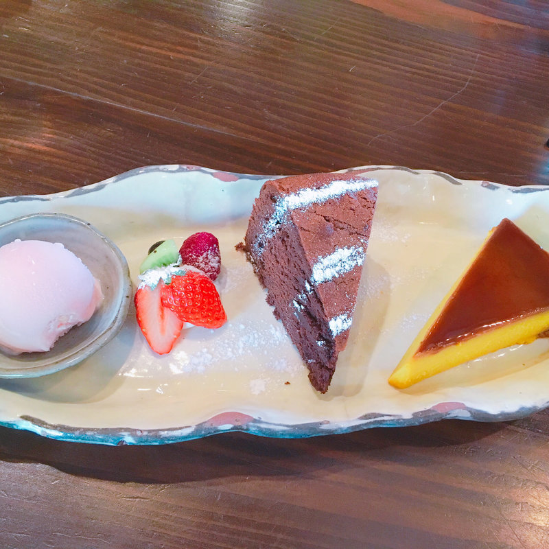 デザート4品盛り合わせ(益子の茶屋 )