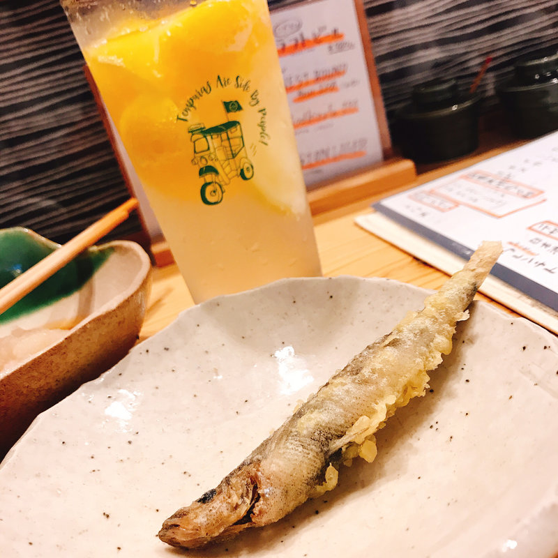 メヒカリ(博多天ぷら ながおか)