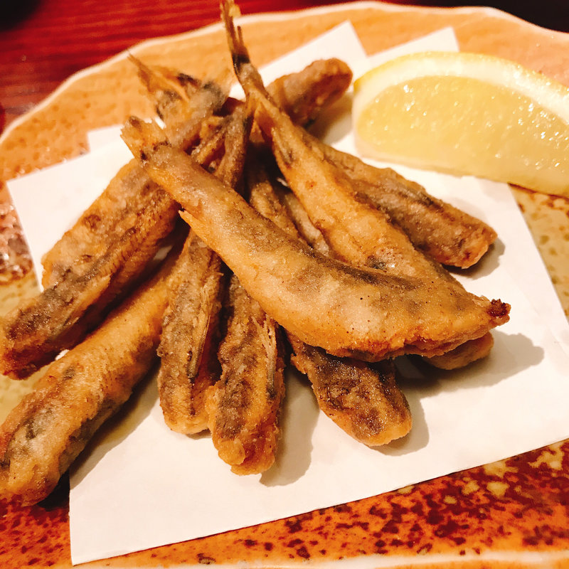 メヒカリの唐揚げ(黒木屋宮崎総本家橘通西 )