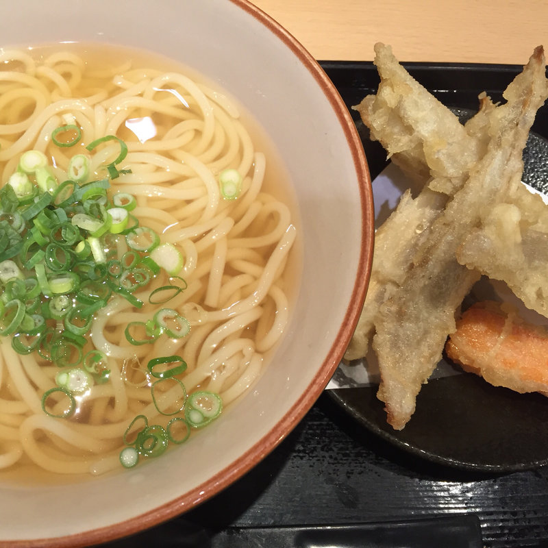　　　ごぼう天(豊前うどん 武膳 福岡パルコ店)