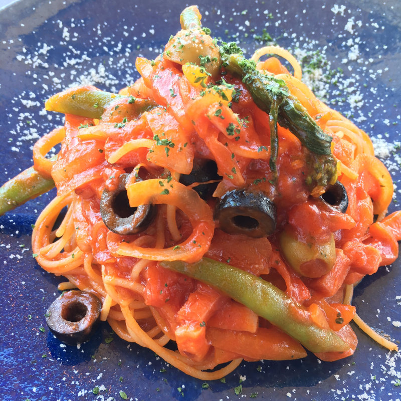 アメーラトマトのナポリタン(Dining Bloom(旧店名 ジャルダン・デ・テ))