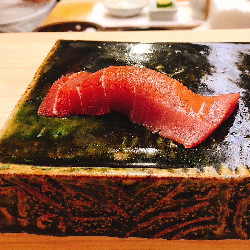 中トロの握り(匠鮨おわな)