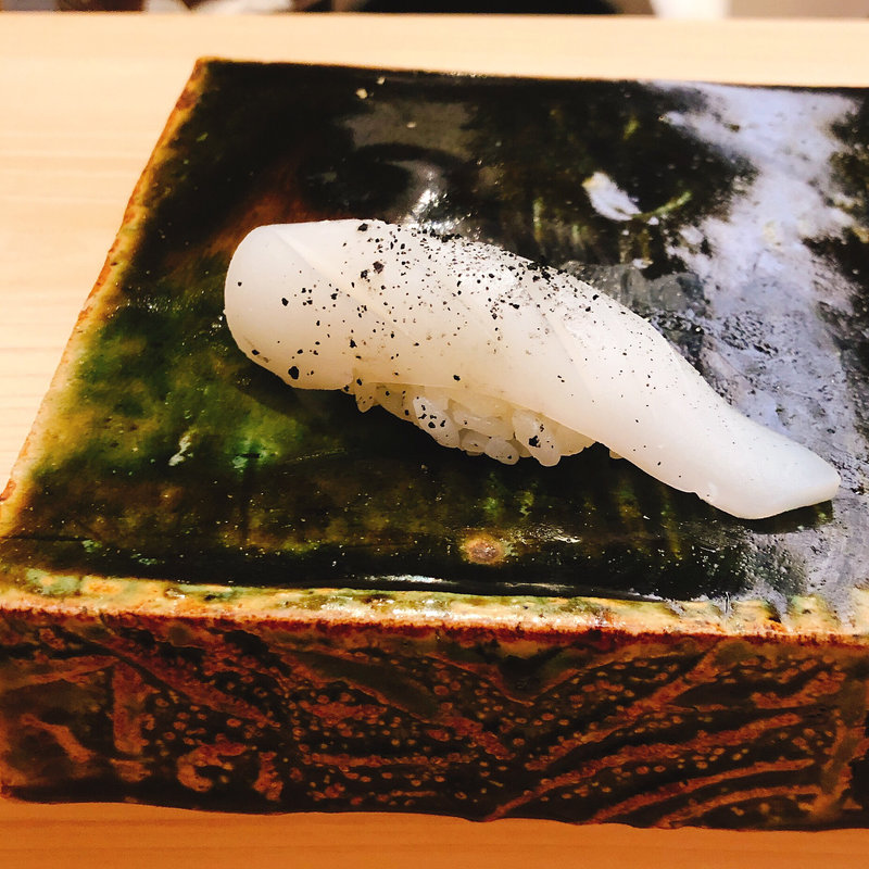 やりいかの握り(匠鮨おわな)