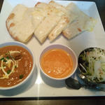 チーズナンセット&豚肉カレー