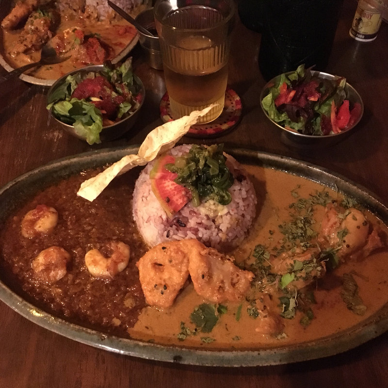 あいがけカレー(ミカンバコ )