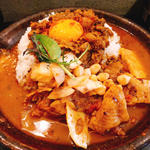 SPICE  Chiken CURRY&キーマCURRYのあいがけ(SPICE POST)