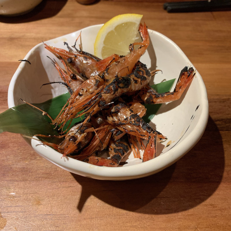 甘エビ醤油漬け ちょいあぶり(炉端 きばらし)