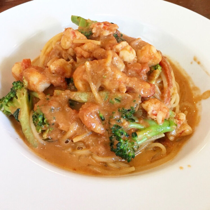 海老とブロッコリーのトマトクリームパスタ(アンティコ （ANTICO）)