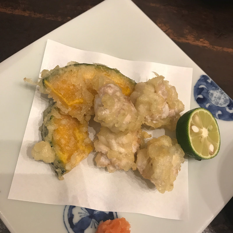 白子の天ぷら(広島焼 メープル)