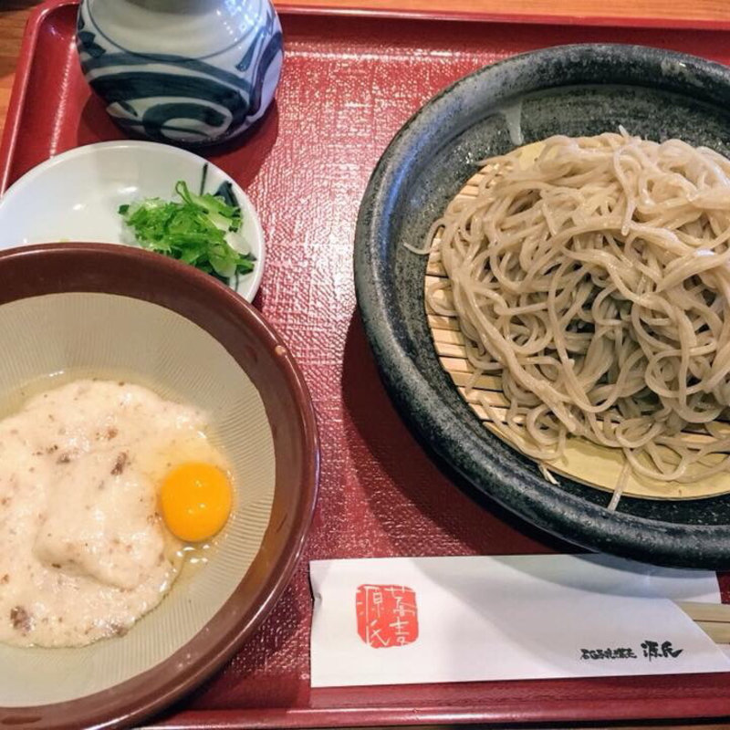 自然薯ざる(源氏蕎麦)