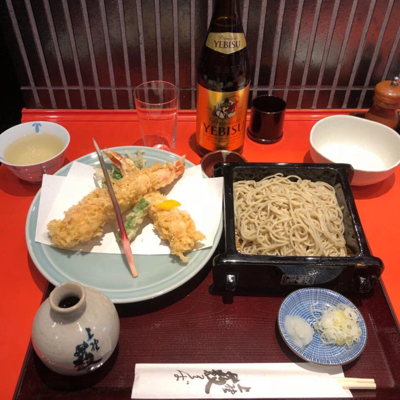 天ざる(上野やぶそば)