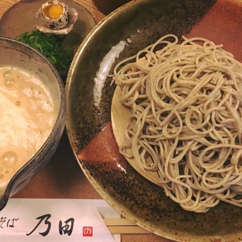 つけとろろそば(手打そば乃田)