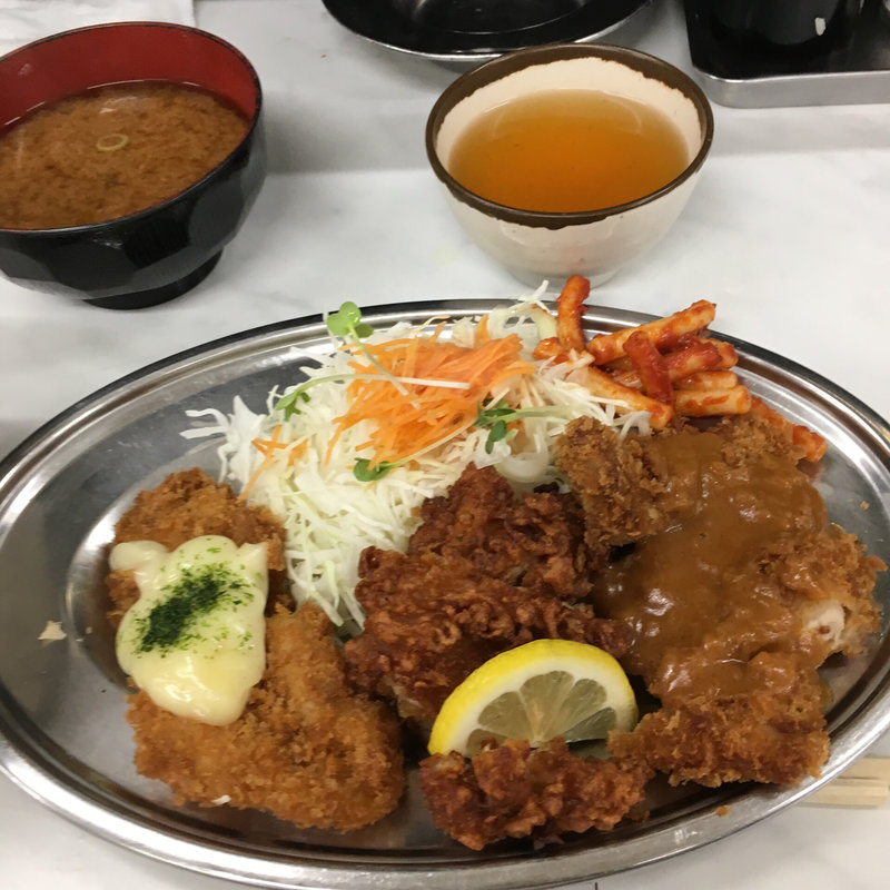 ミックスフライ定食(ハイライト食堂 御池店 )