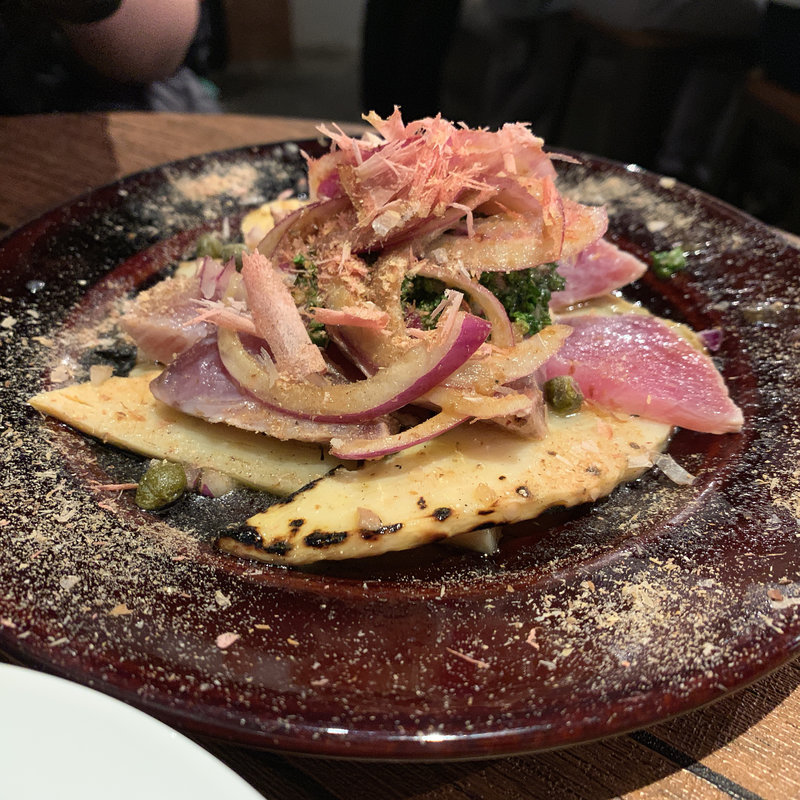 宮崎産カツオと筍のマリネ 削ったカツオ(SUPPLY)