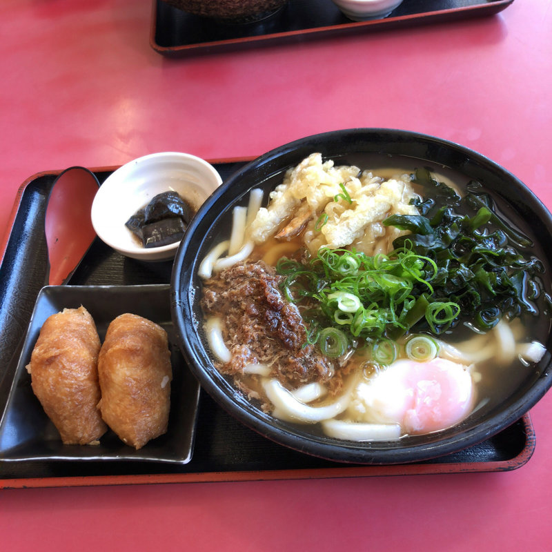 肉ごぼううどんセット(博多うどん小麦屋)