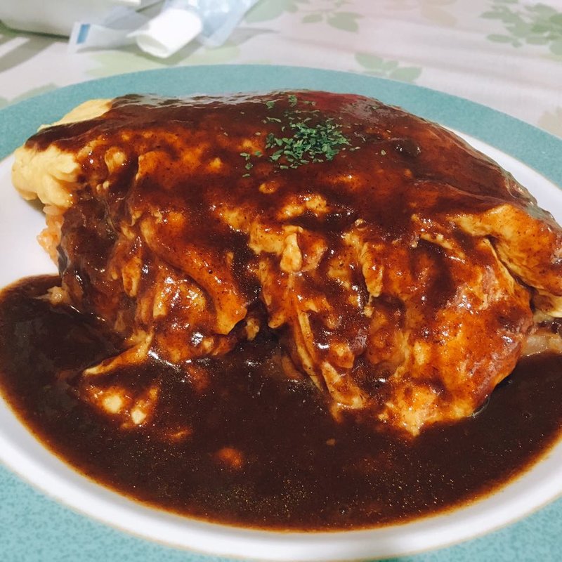 オムライスハヤシ風(カフェテラス ライオン )