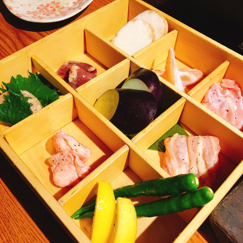 鶏七輪焼き(焼鶏あきら 中目黒本店)