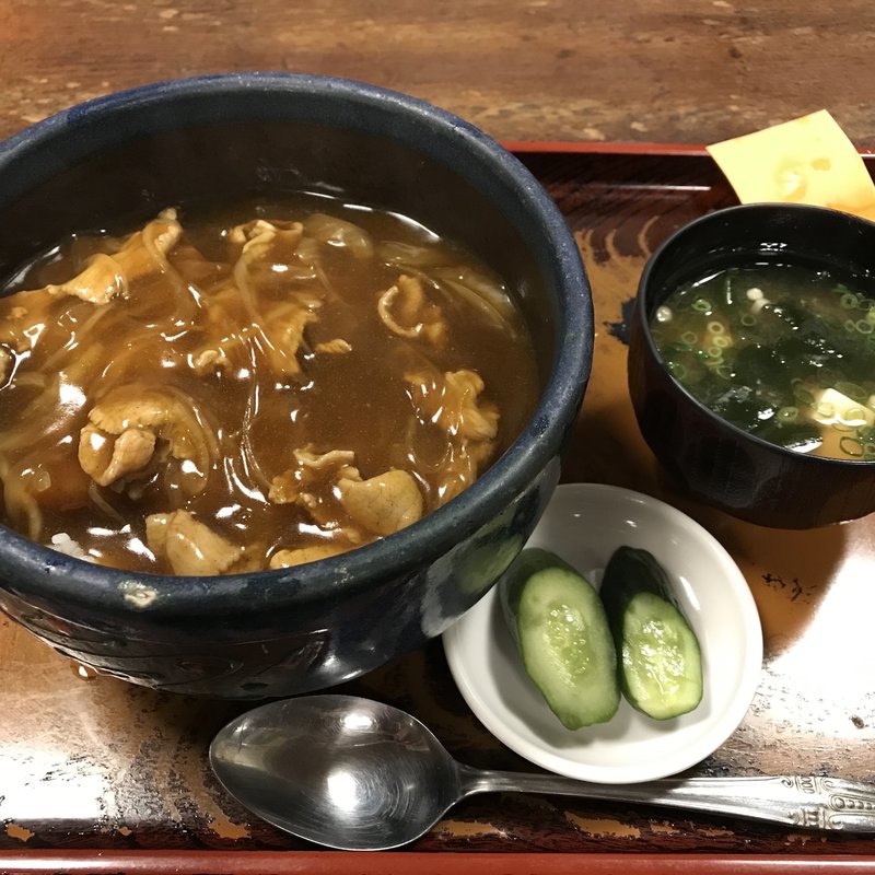 カツカレー丼(泰明庵)