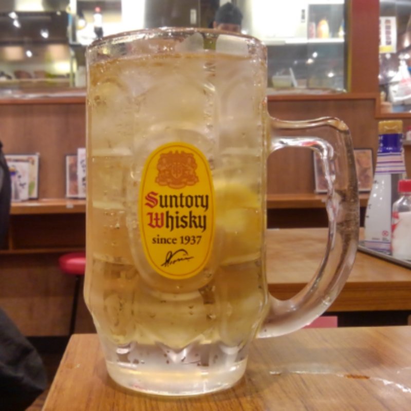 メガジョッキ角ハイボール(銀だこ大衆酒場 上野店)