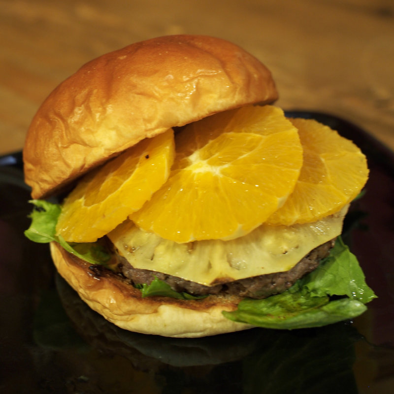 国産ネーブルオレンジバーガー(AUNTY-MEE BURGER)
