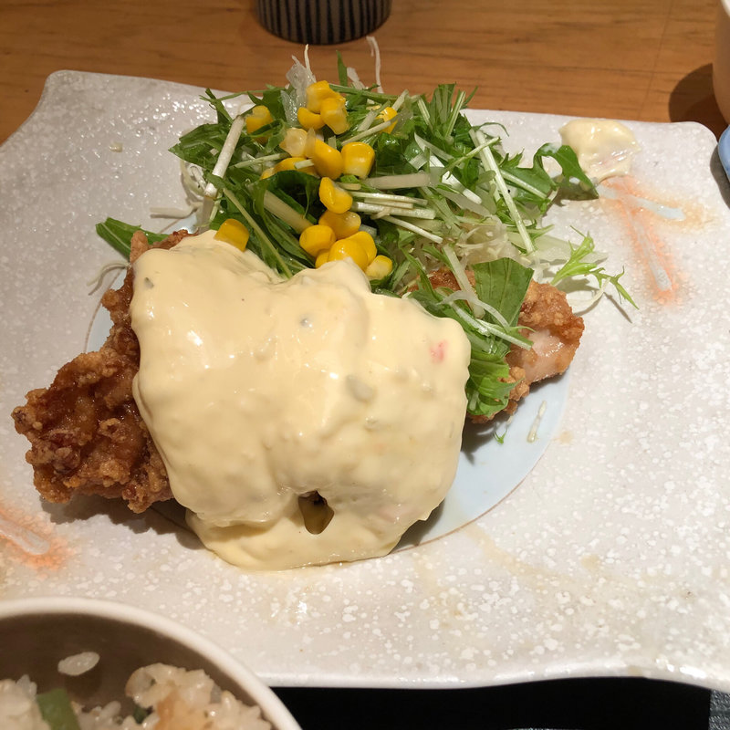 チキン南蛮定食(海遊山楽ゆう銀座店)