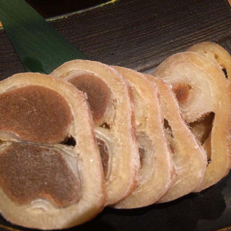 イカのルイベ(北海道バル 海 東京駅グランルーフ店)