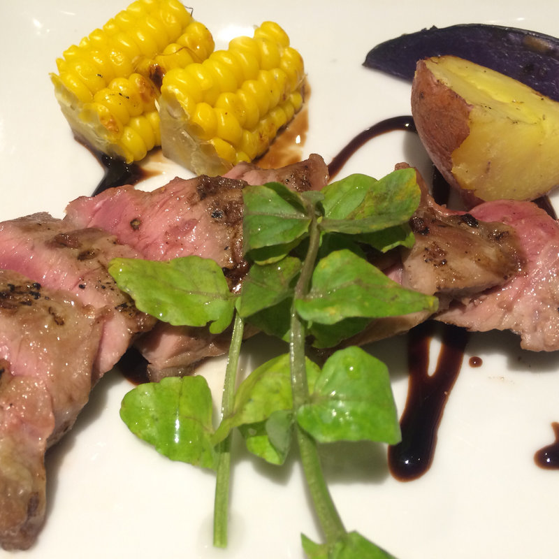 ラム肉グリル バルサミコソース(北海道バル 海 東京駅グランルーフ店)