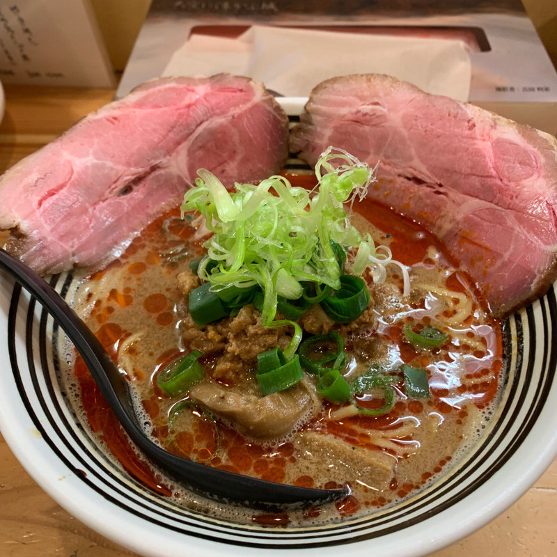 担々麺(極麺 青二犀 （ゴクメン アオニサイ）)