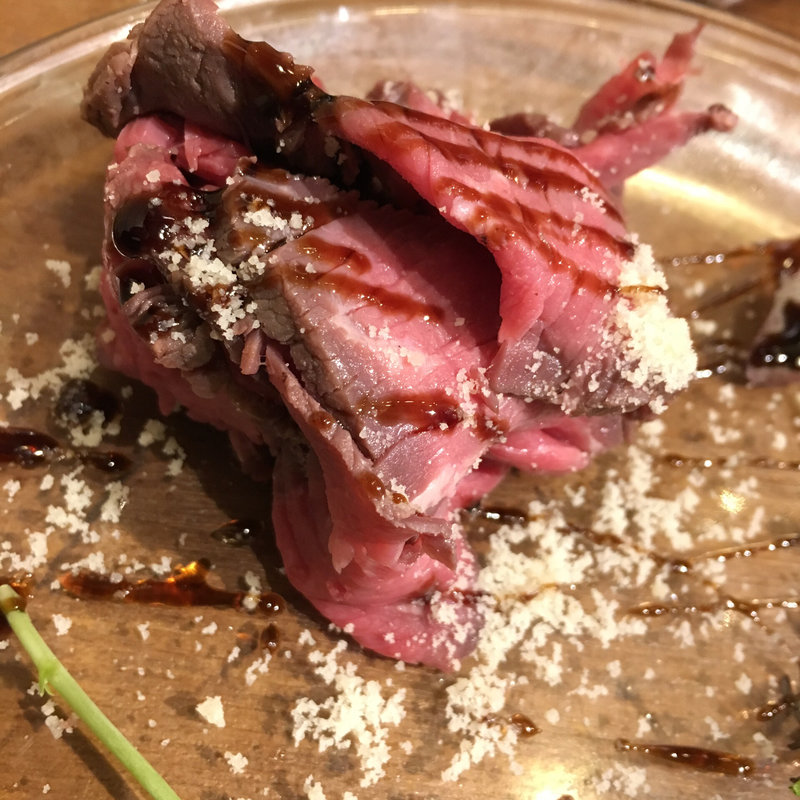 ローストビーフ(薄切り)(ホルモン焼肉しまちゃん)