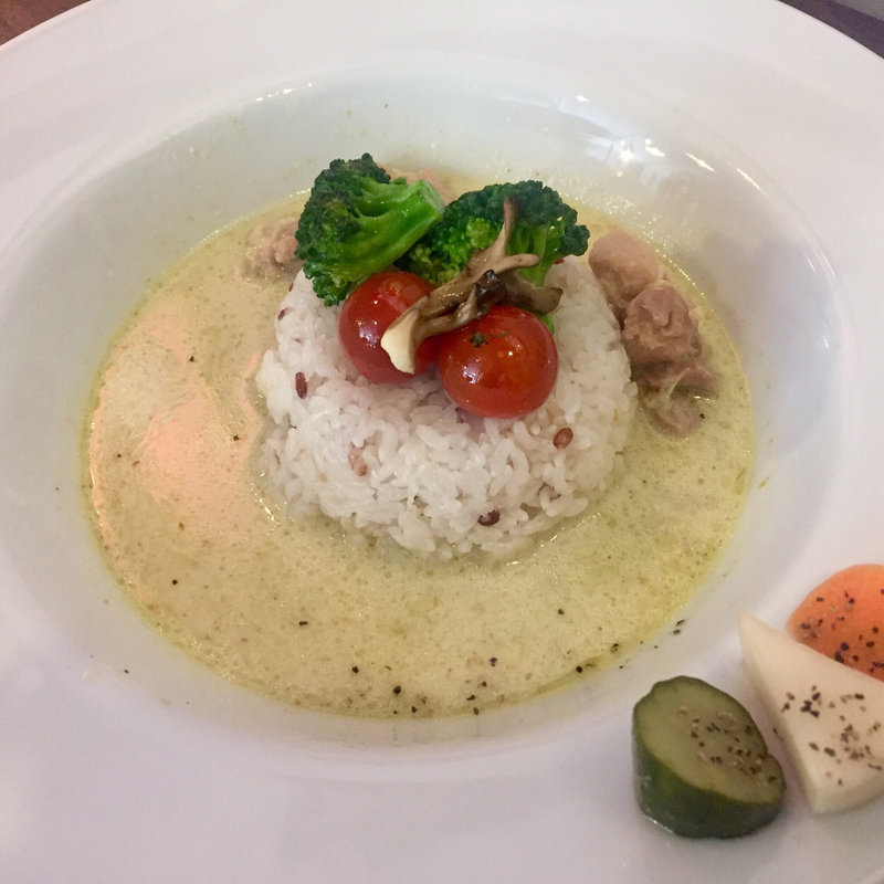 グリーンカレー ランチセット(SHIROUZU COFFEE 港)