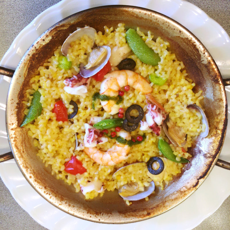 シーフード玄米パエリア(ギャレットウ )