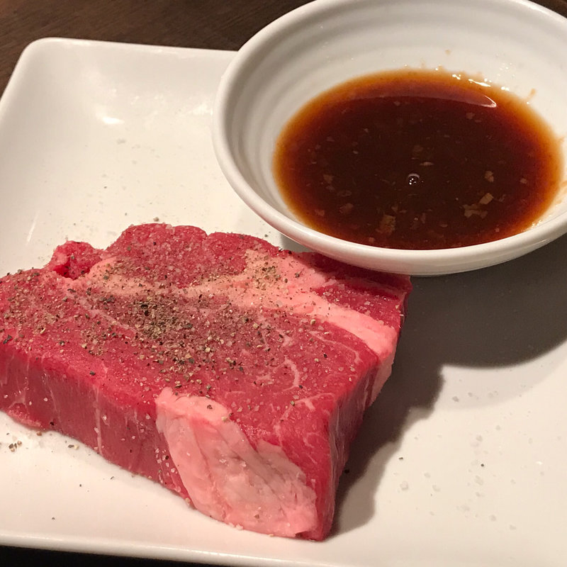 上ロースステーキ(あぶりや なんばダオーレ店)