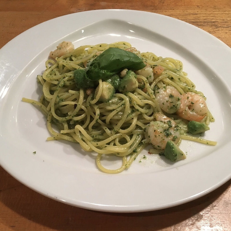 小海老のジェノベーゼ(壁の穴 フレスト香里園店)