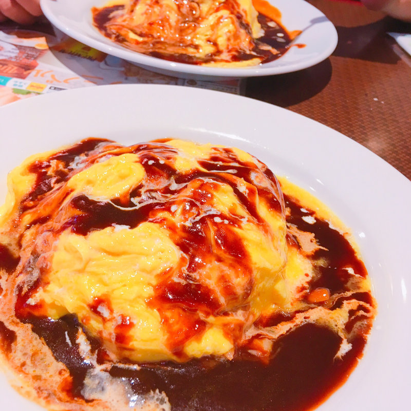 とろ~り卵とチーズのオムライス(デニーズ 宇都宮元今泉店 )