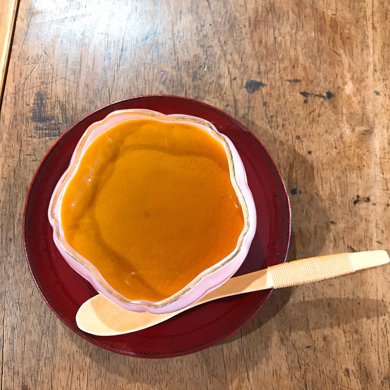 プリン(古民家カフェ きのこくらぶ)
