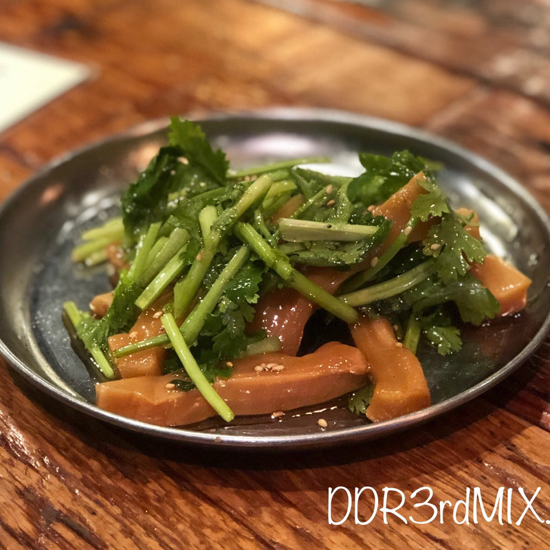 パクチーメンマ(鷄そば ヒバリ)