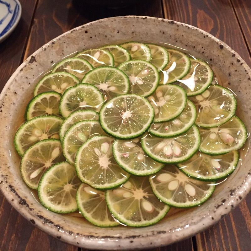 すだち蕎麦(土山人 有馬店)