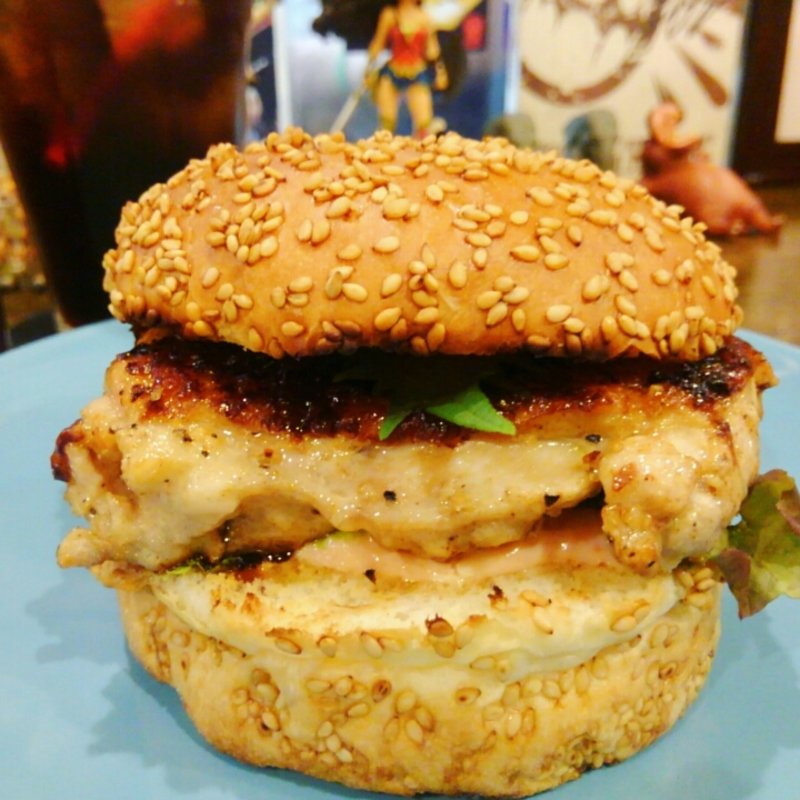 ピンクスッパイダーバーガー(ROCK DINER SMOKIN'BILLY)